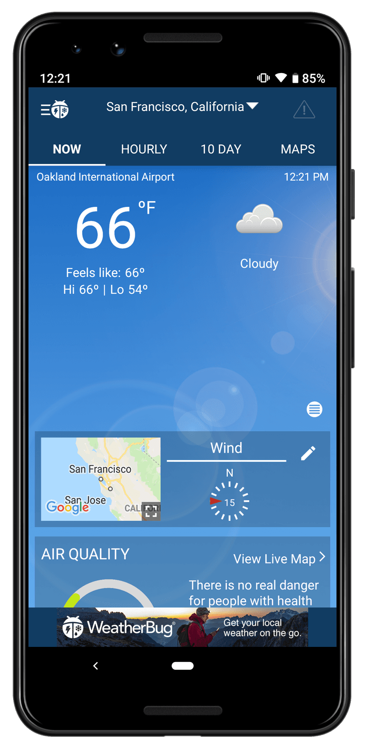 Download WeatherBug for Android | Local Forecasts & Live Radar | WeatherBug