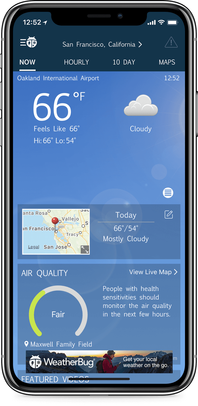 Download WeatherBug for iPhone & iPad | Live Radar & Weather Alerts ...