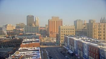 Weather camera view of Akron Beacon Journal.