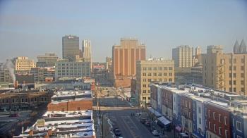 Weather camera view of Akron Beacon Journal.
