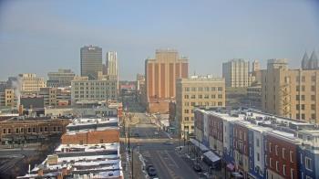 Weather camera view of Akron Beacon Journal.