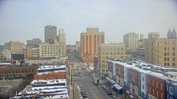 Weather camera view of Akron Beacon Journal.