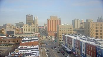 Weather camera view of Akron Beacon Journal.