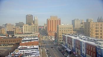 Weather camera view of Akron Beacon Journal.