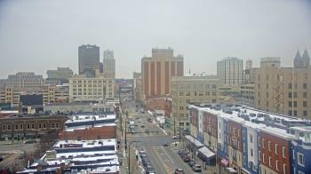 Weather camera view of Akron Beacon Journal.