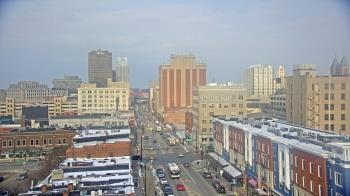 Weather camera view of Akron Beacon Journal.