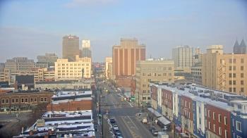 Weather camera view of Akron Beacon Journal.