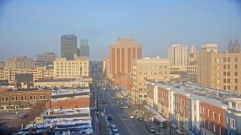 Weather camera view of Akron Beacon Journal.