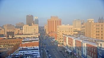 Weather camera view of Akron Beacon Journal.