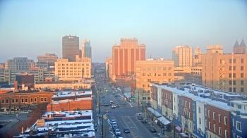 Weather camera view of Akron Beacon Journal.