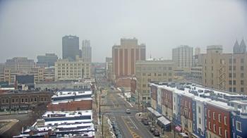 Weather camera view of Akron Beacon Journal.