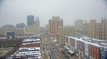 Weather camera view of Akron Beacon Journal.
