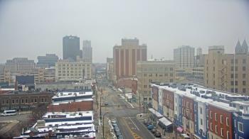 Weather camera view of Akron Beacon Journal.