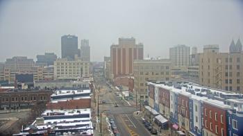 Weather camera view of Akron Beacon Journal.
