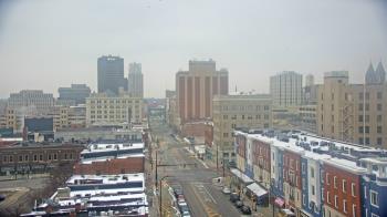 Weather camera view of Akron Beacon Journal.
