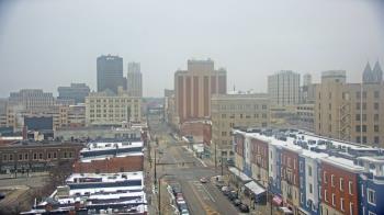 Weather camera view of Akron Beacon Journal.