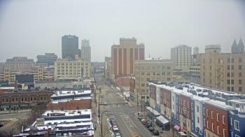 Weather camera view of Akron Beacon Journal.