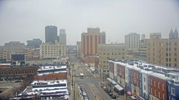 Weather camera view of Akron Beacon Journal.