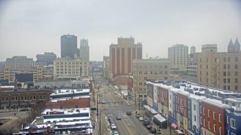 Weather camera view of Akron Beacon Journal.