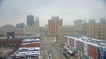 Weather camera view of Akron Beacon Journal.