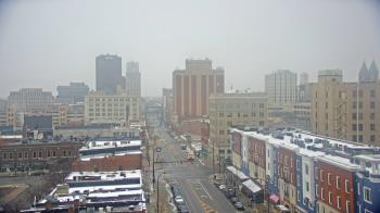 Weather camera view of Akron Beacon Journal.