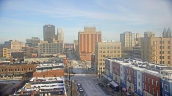 Weather camera view of Akron Beacon Journal.
