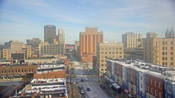 Weather camera view of Akron Beacon Journal.