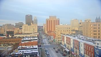 Weather camera view of Akron Beacon Journal.