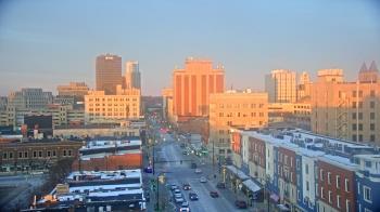 Weather camera view of Akron Beacon Journal.