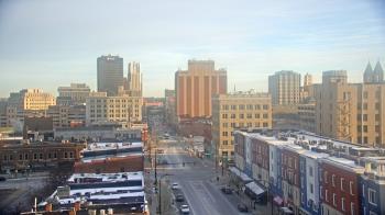 Weather camera view of Akron Beacon Journal.