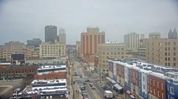 Weather camera view of Akron Beacon Journal.