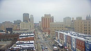 Weather camera view of Akron Beacon Journal.