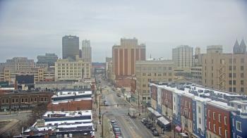 Weather camera view of Akron Beacon Journal.