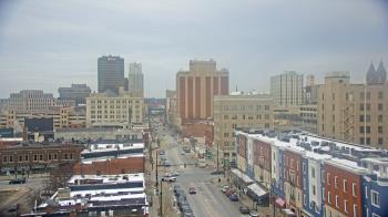 Weather camera view of Akron Beacon Journal.