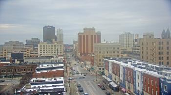 Weather camera view of Akron Beacon Journal.