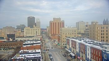 Weather camera view of Akron Beacon Journal.