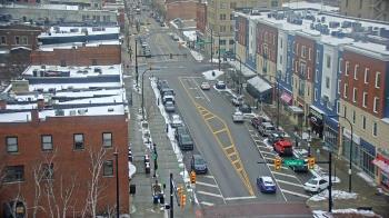 Weather camera view of Akron Beacon Journal.