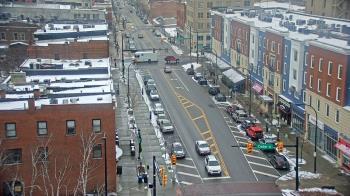 Weather camera view of Akron Beacon Journal.