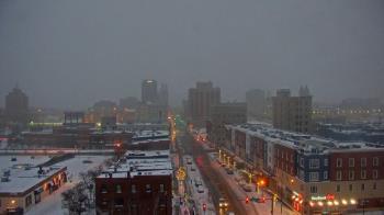 Weather camera view of Akron Beacon Journal.