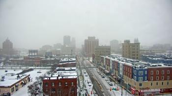 Weather camera view of Akron Beacon Journal.