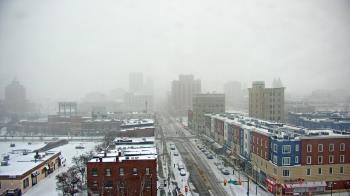 Weather camera view of Akron Beacon Journal.