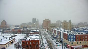 Weather camera view of Akron Beacon Journal.