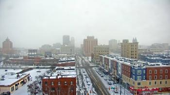 Weather camera view of Akron Beacon Journal.