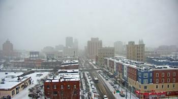 Weather camera view of Akron Beacon Journal.