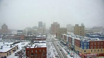 Weather camera view of Akron Beacon Journal.