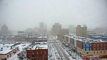 Weather camera view of Akron Beacon Journal.