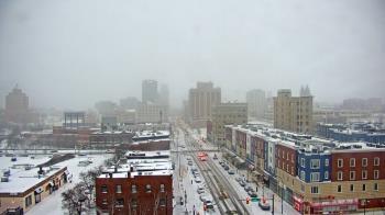 Weather camera view of Akron Beacon Journal.