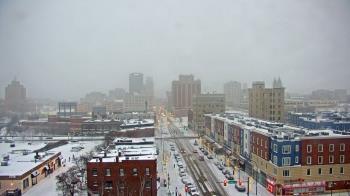 Weather camera view of Akron Beacon Journal.