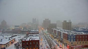 Weather camera view of Akron Beacon Journal.