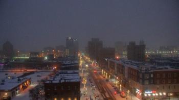 Weather camera view of Akron Beacon Journal.